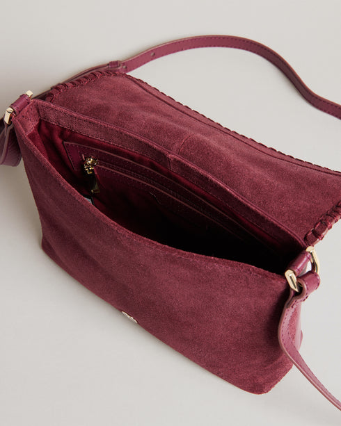 <P>Suede Studded Cross Body</P>
